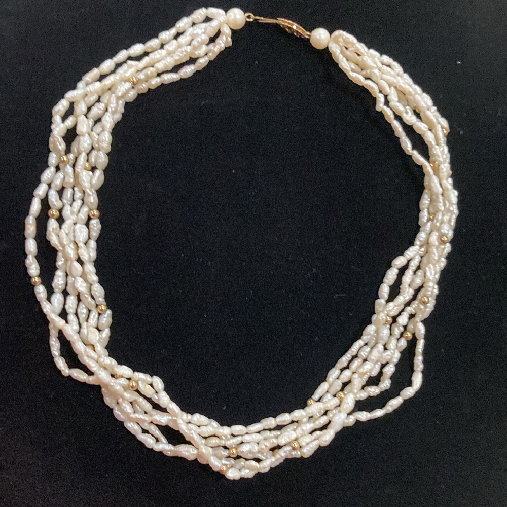 Rice Pearls 14k - Picture 5 of 15